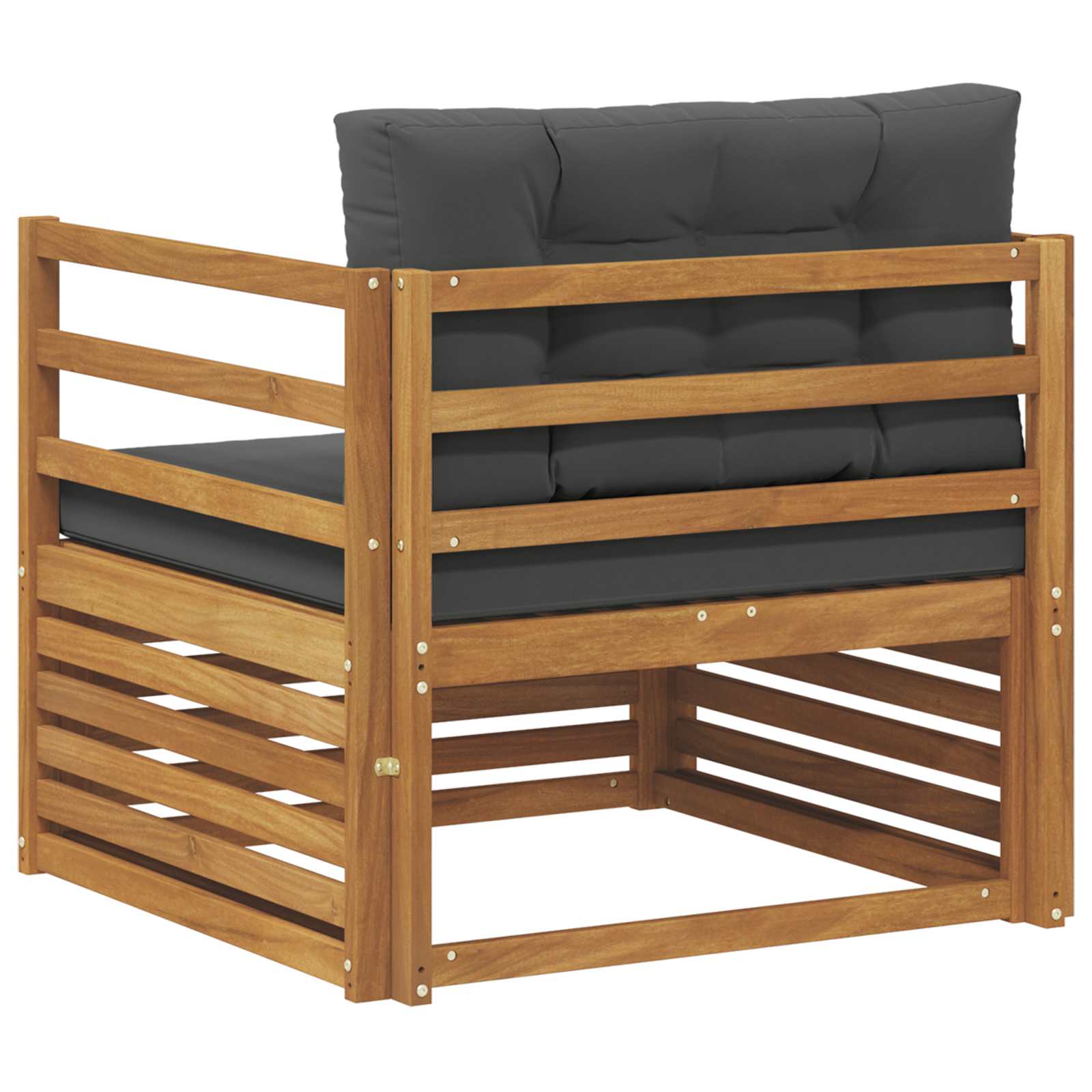 2 Stück Outdoor-Sofa Natur