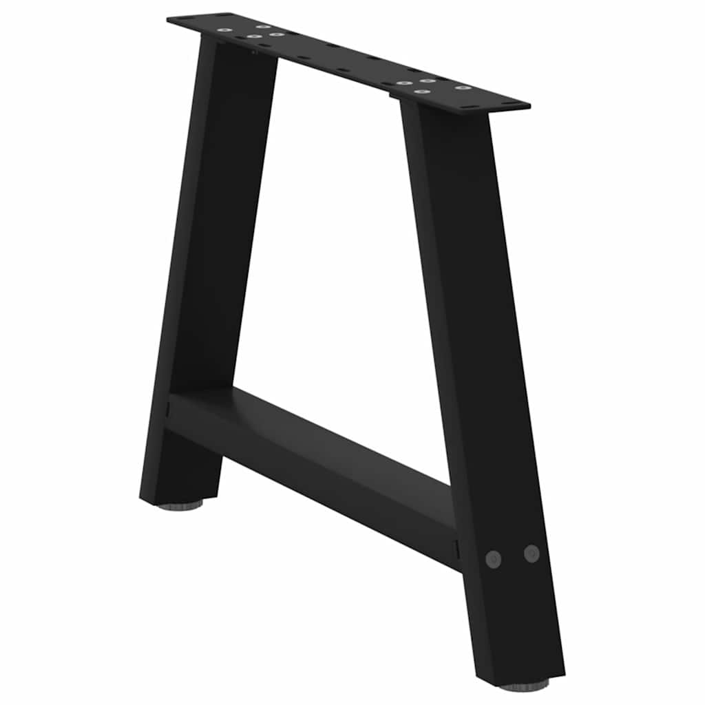 Couchtischbeine A-Form 2 Stk. 30x(30-31) cm Stahl