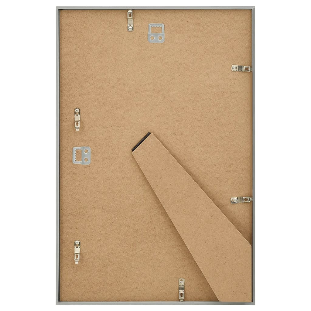 Bilderrahmen Collage 3 Stk. für Tisch Silbern 13x18 cm MDF