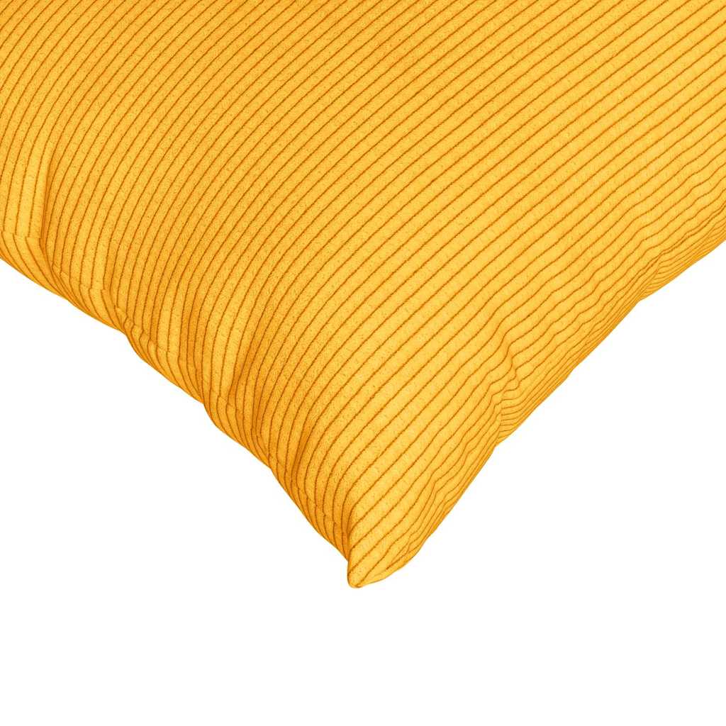 Sofakissen 2 Stück Hellgrau 50 x 30 cm Cordstoff
