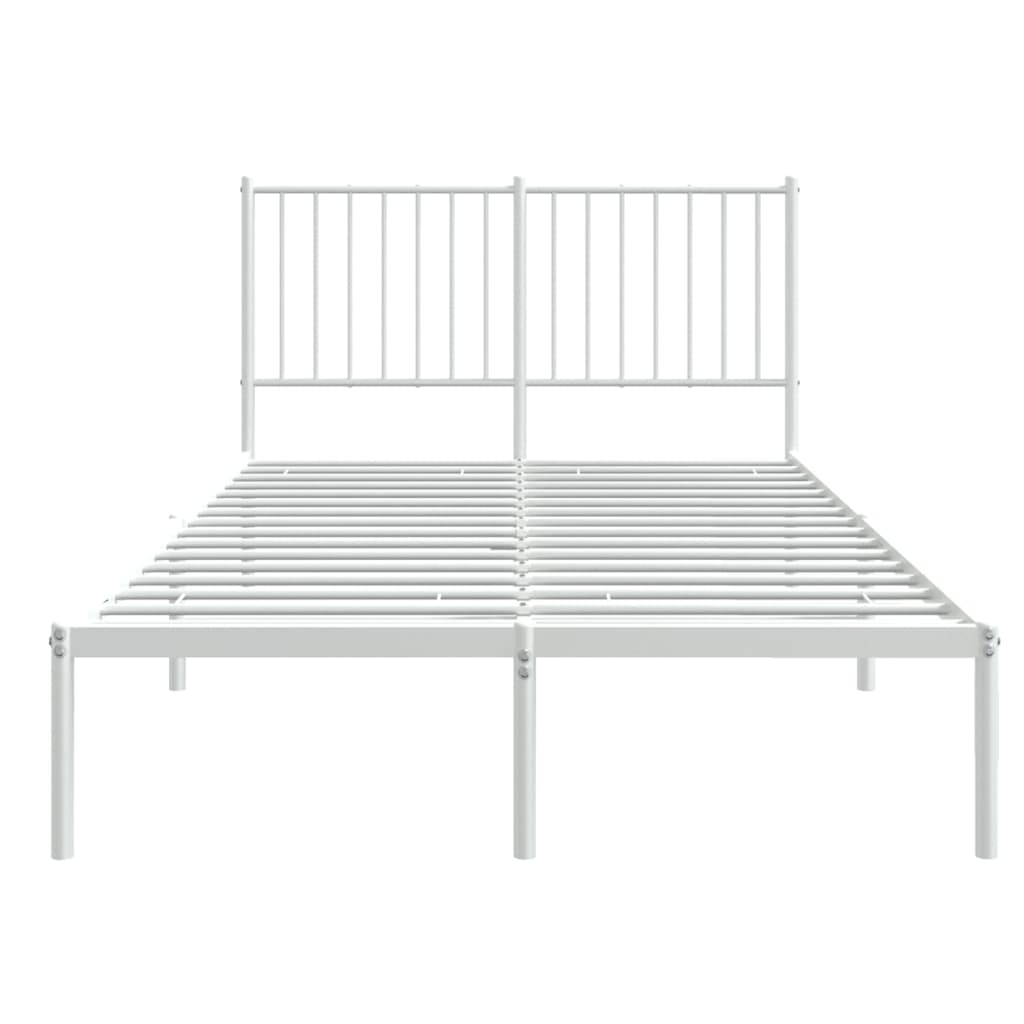 Bettgestell Metall Schwarz 75x190 cm