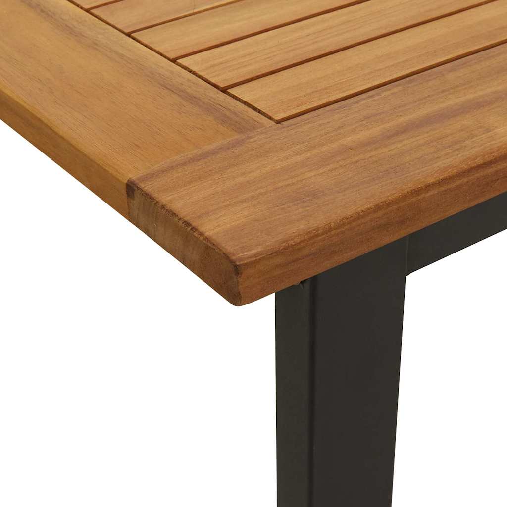 Garten Essgruppe 5 pcs Grau Massivholz Akazie