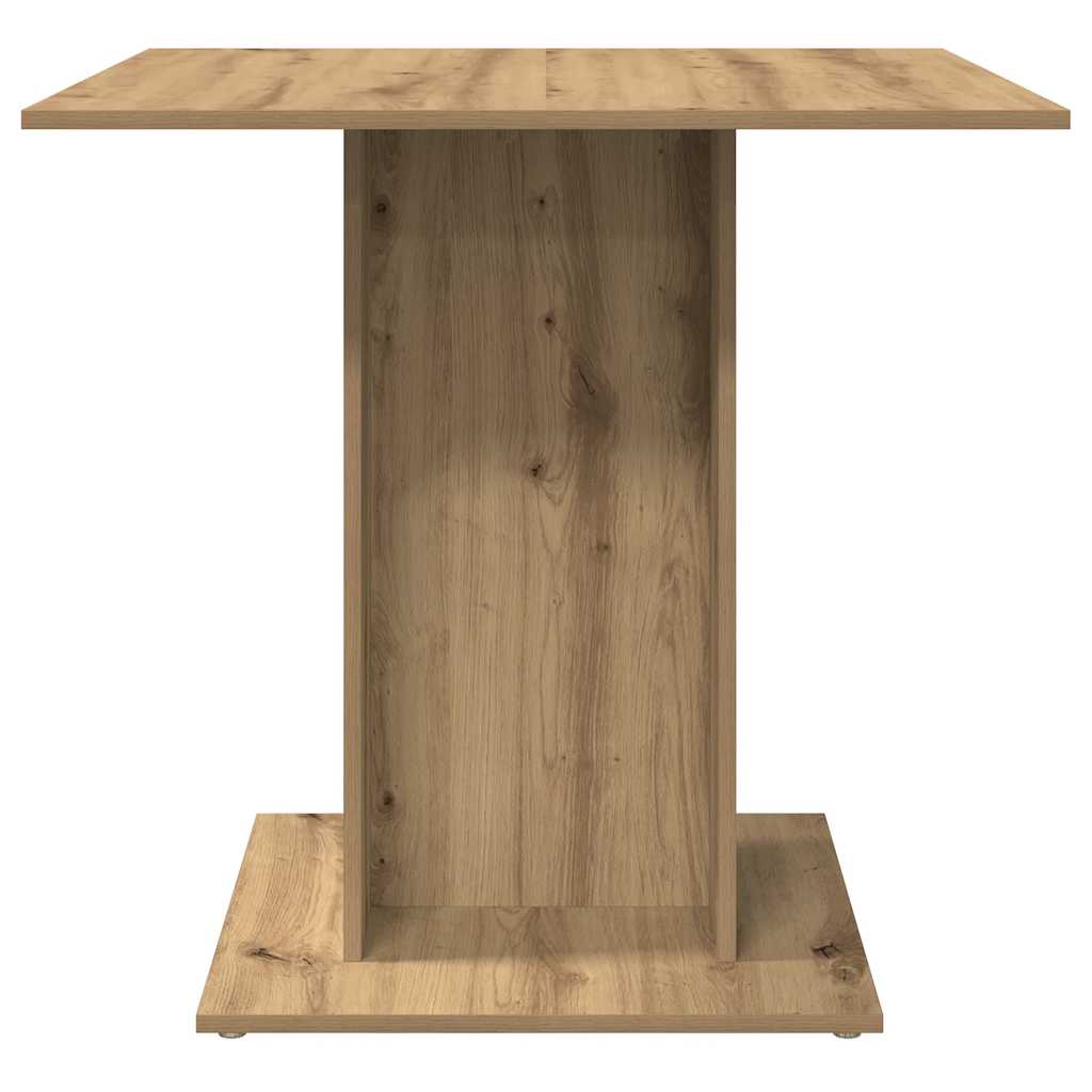 Esstisch Weiß 80x80x75 cm Holzwerkstoff