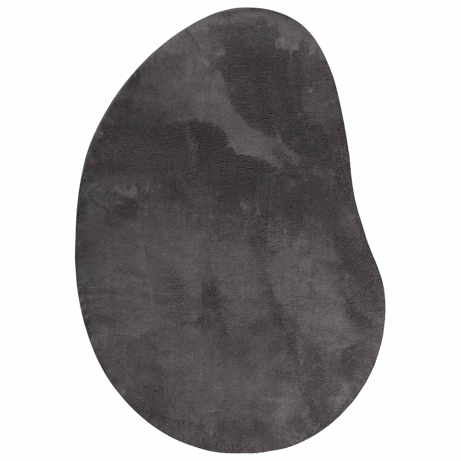 Bereichsteppiche HUARTE Anthrazit 100 x 200 cm Polyester
