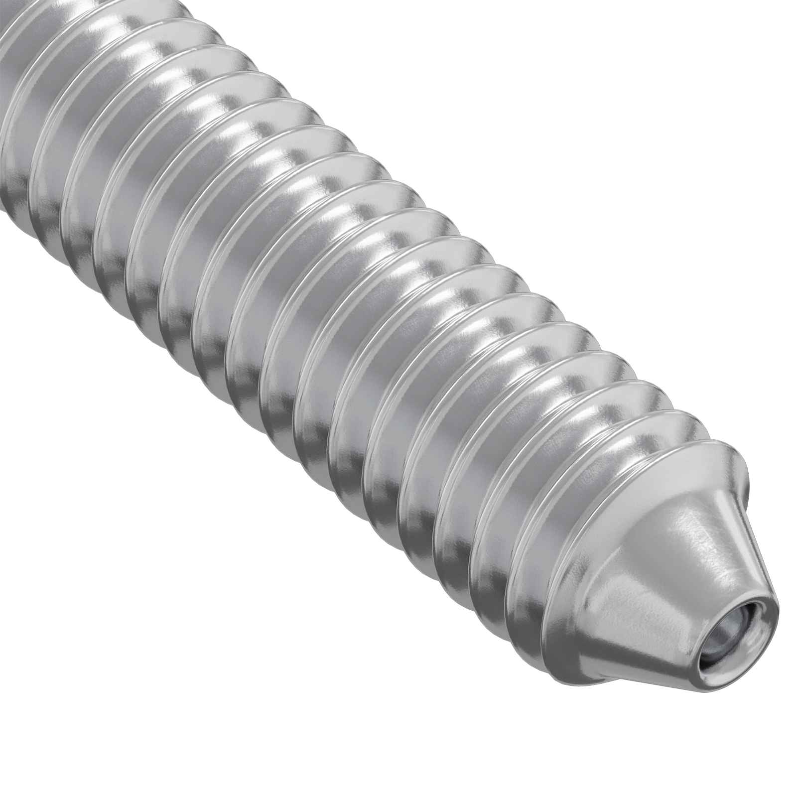 Schraube 2 pcs Silber M6 x 50 mm Stahl