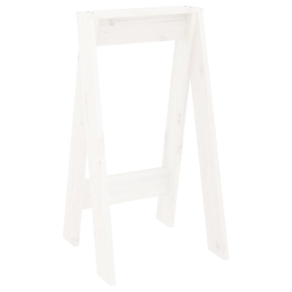 Hocker 2 Stk. 40x40x45 cm Massivholz Kiefer