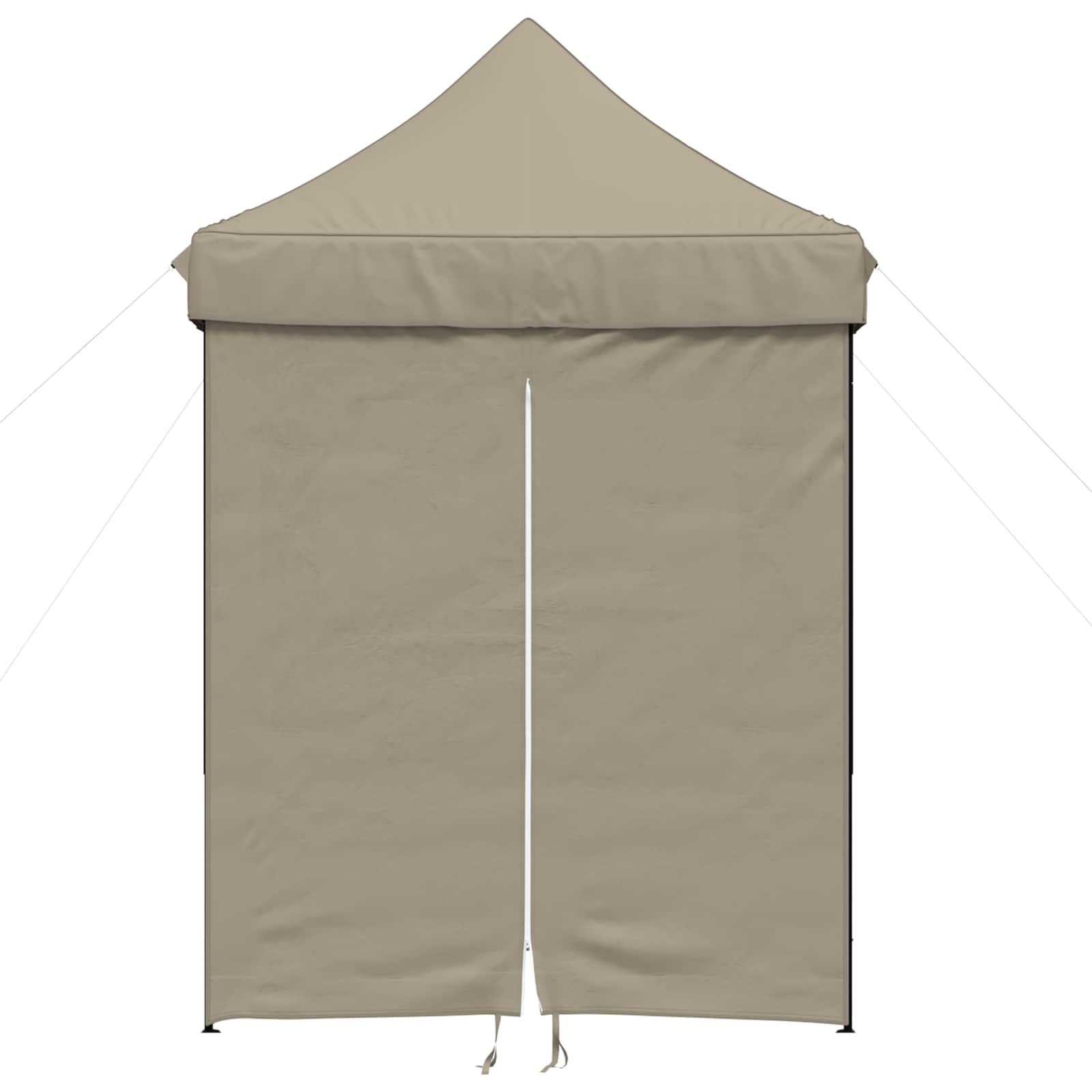 Partyzelt Faltbar Pop-Up Schwarz 200x200x306 cm