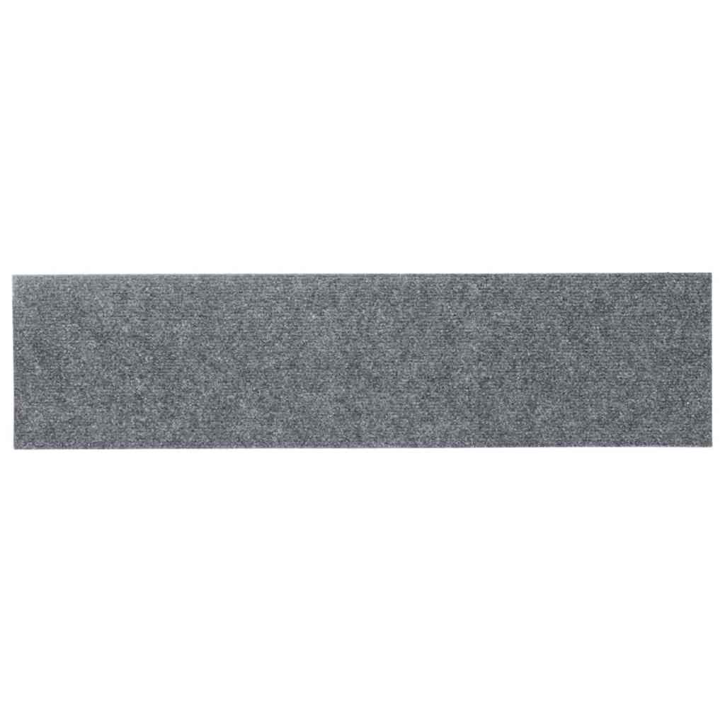 Stufenmatten Selbstklebend 15 Stk. 60x25 cm Hellbraun Rechteckig