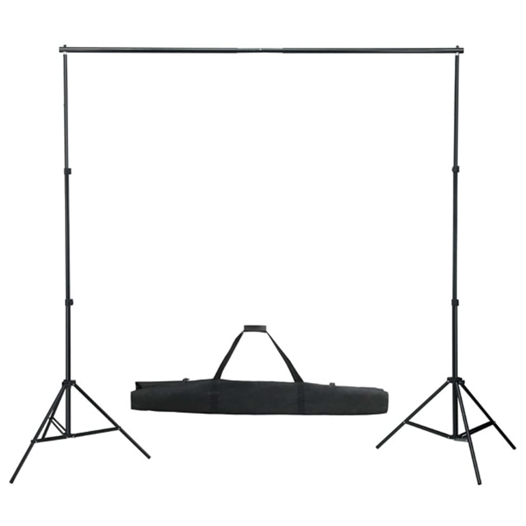 Fotostudio-Set mit Lampen-Set und Hintergrund