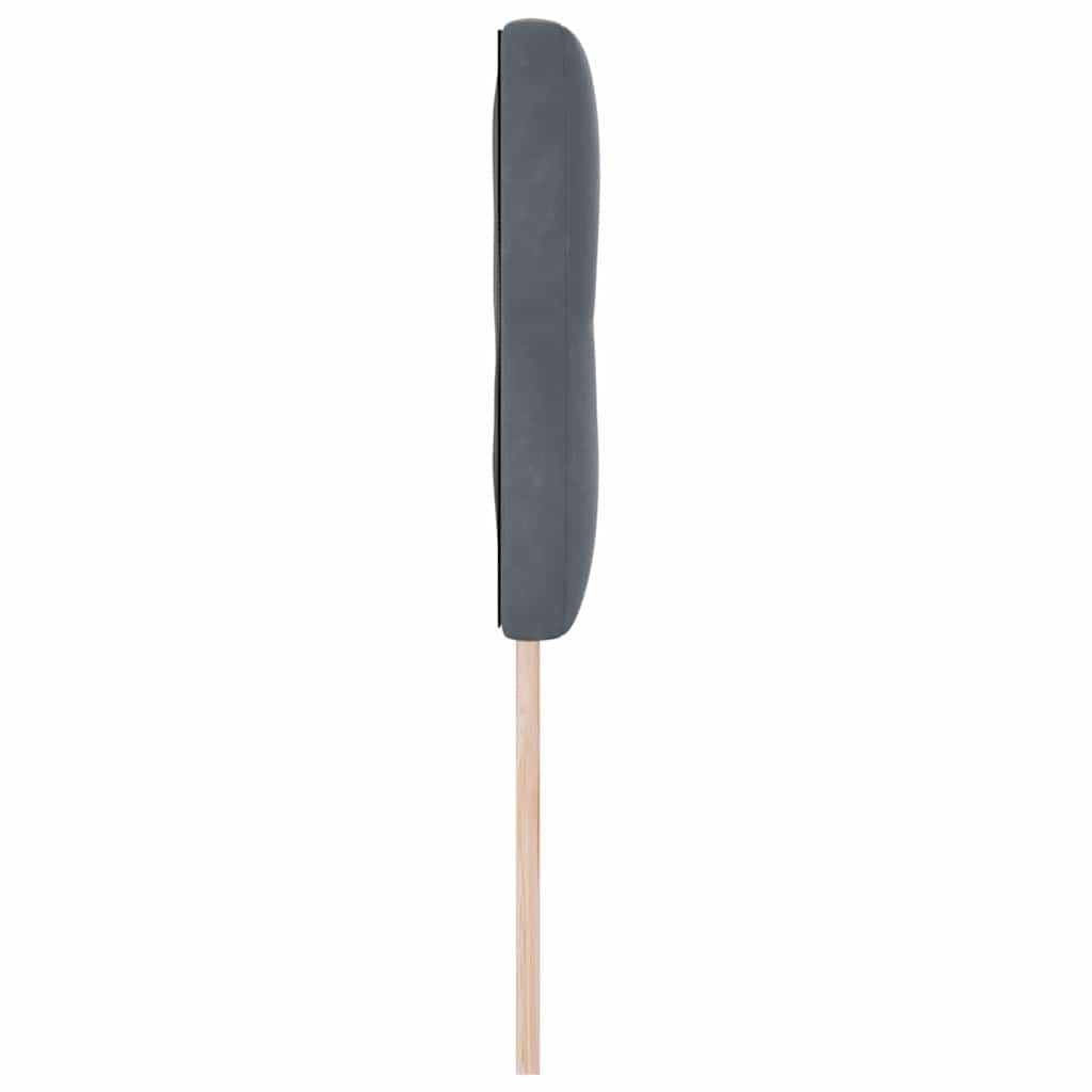 Kopfteil Hellgrau 80 cm Samt