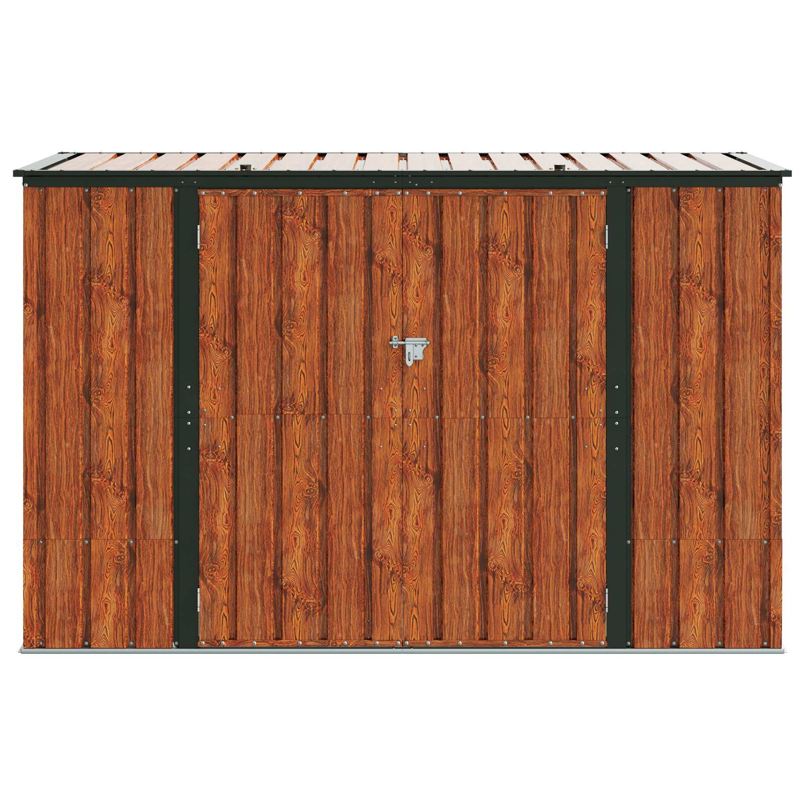 Gartenlagerbox Schwarz 151,5 x 82 x 110,5 cm Stahl
