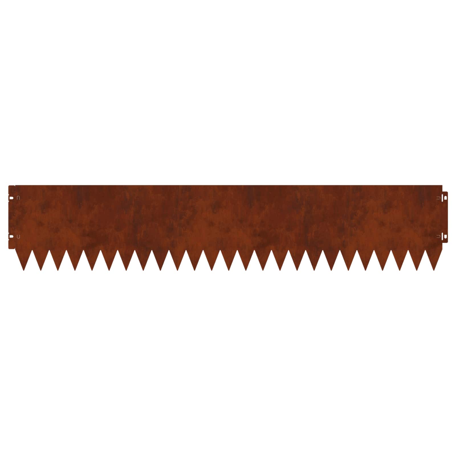 Raseneinfassung 10 pcs 103 x 10 cm Stahl Schwarz