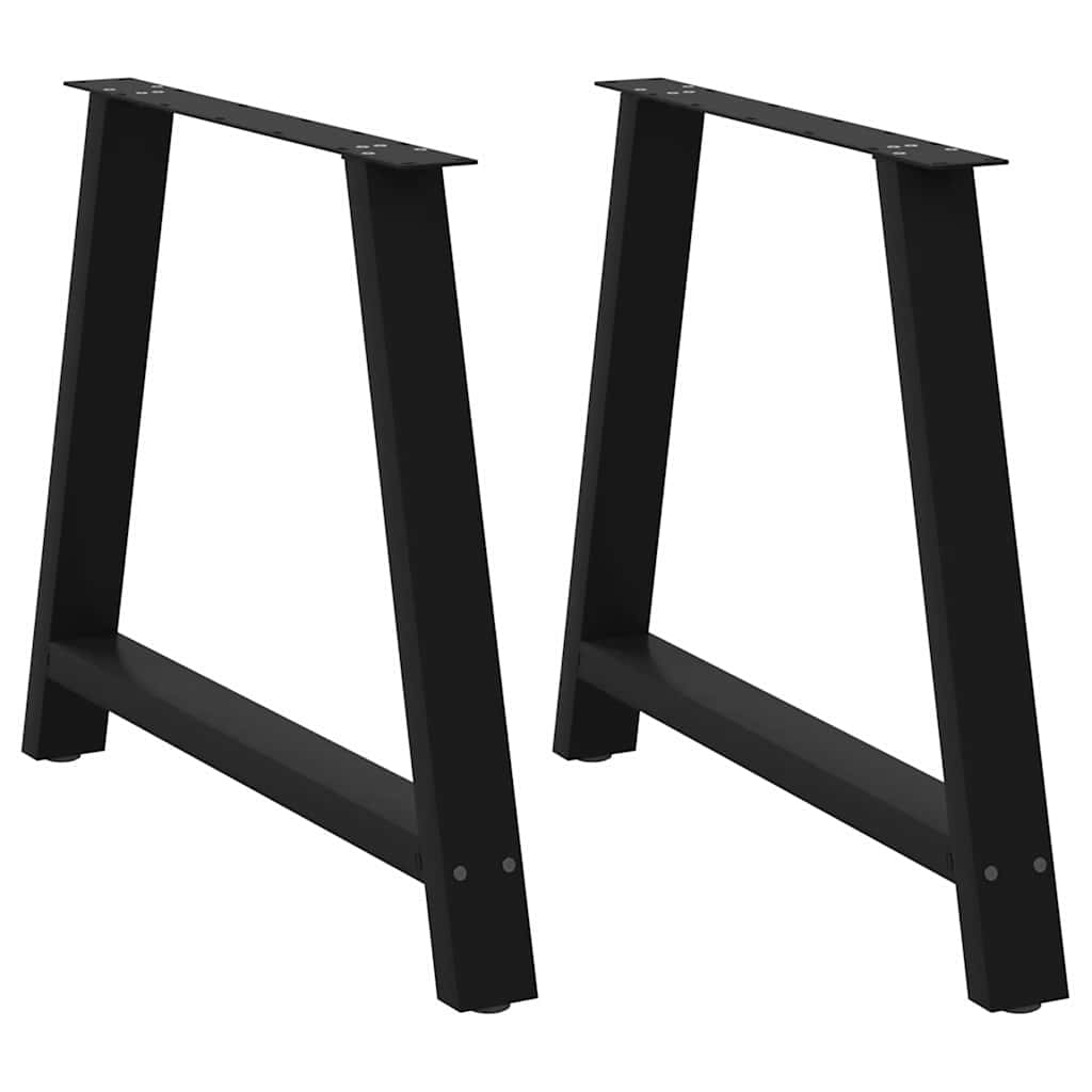 Couchtischbeine A-Form 2 Stk. 30x(30-31) cm Stahl