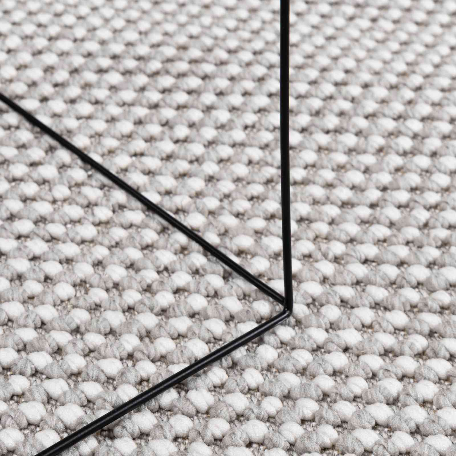 Bereichsteppiche Rechtwinklig LUGO Creme 150 x 80 cm Polyester
