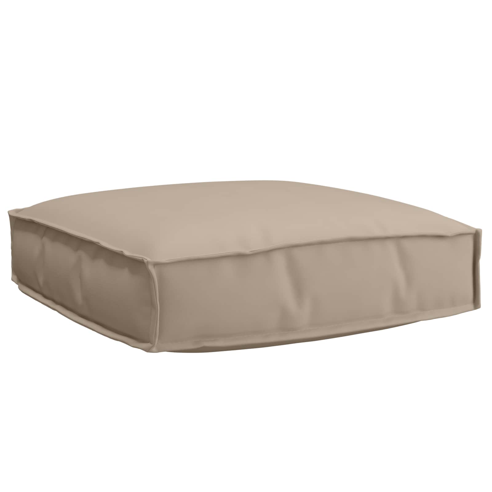 Kissen Anthrazit 60 x 60 x 12 cm Oxford-Stoff