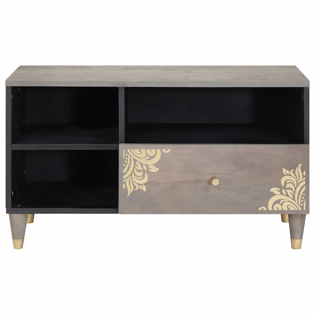 TV-Schränk Honigbraun 80 x 33 x 46 cm Massivholz Mango