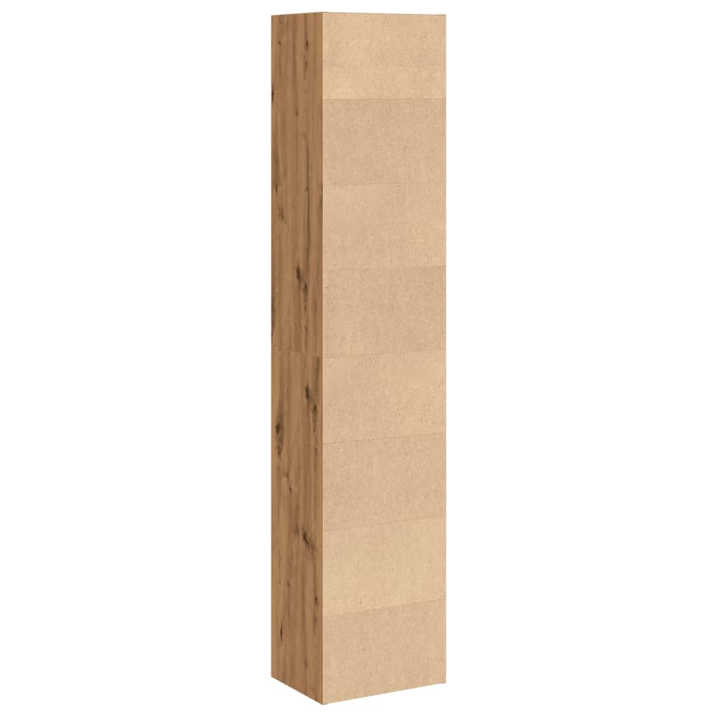 Bücherregal Weiß 80x30x189 cm Holzwerkstoff