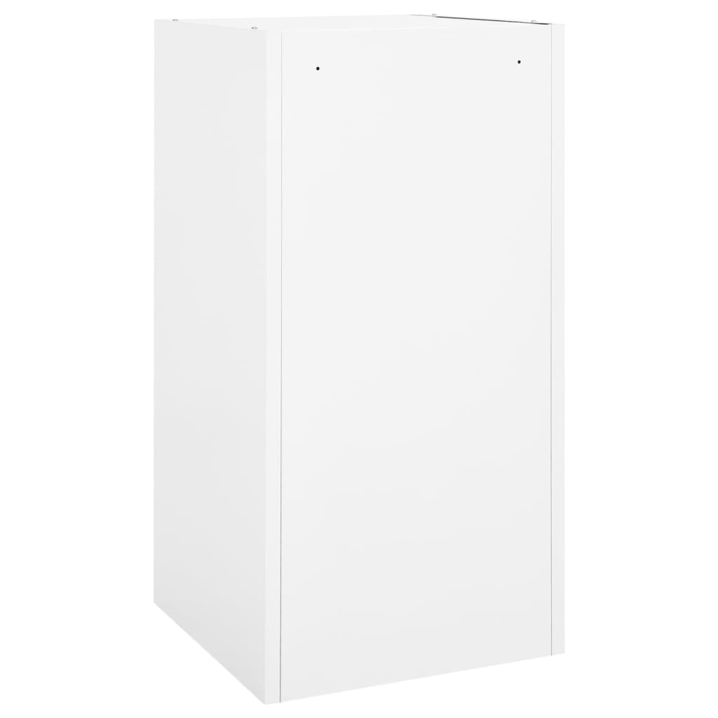 Sattelschrank Weiß 53x53x140 cm Stahl
