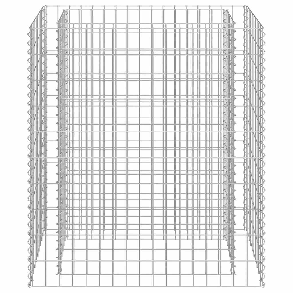 Gabionen-Hochbeet Verzinkter Stahl 450×90×100 cm