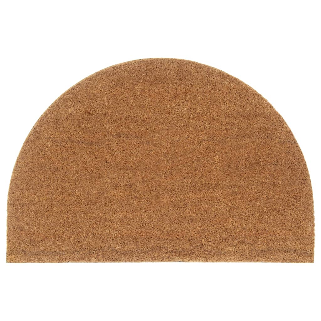 Fußmatte Natur Halbrund 40x60 cm Kokosfaser Getuftet