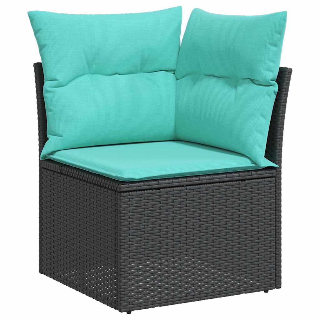 Garten Essgruppe mit Kissen 11 pcs Grau und Marineblau