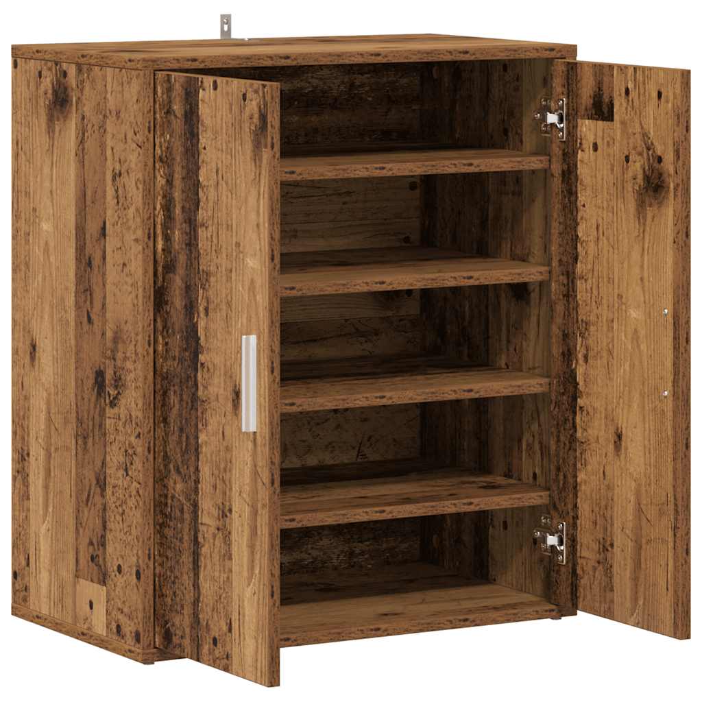 Schuhschrank Weiß 60x35x70 cm Holzwerkstoff