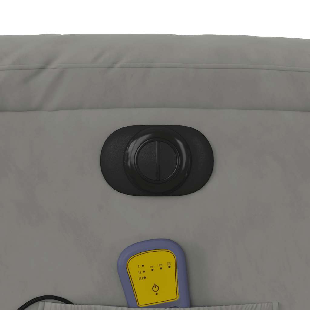 Relaxsessel Elektrisch Braun Mikrofasergewebe