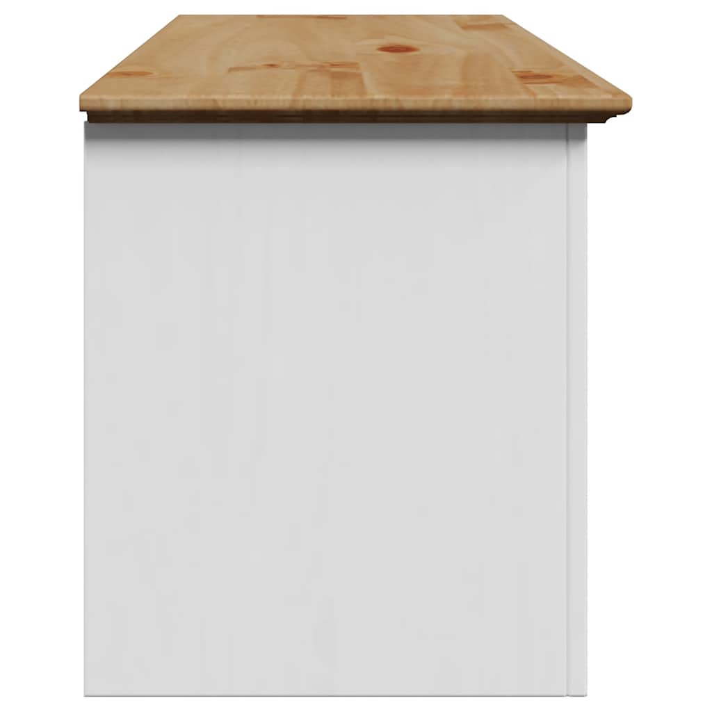 Flurbank BODO Weiß 114x40x45 cm