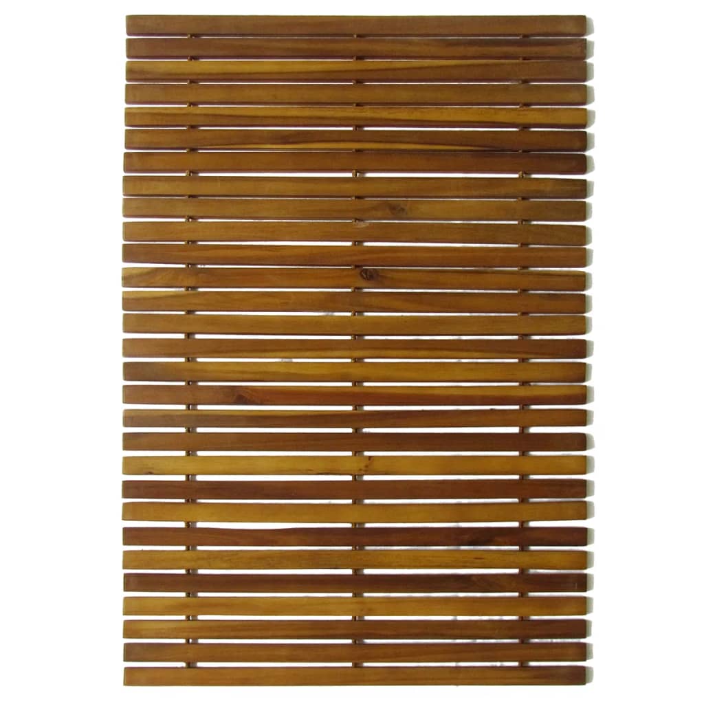 Badematte Braun 60 x 40 cm Massives Akazienholz