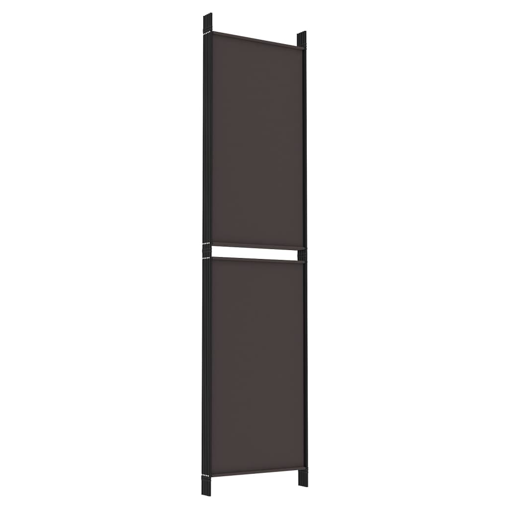 3-teiliger Raumteiler Beige 150 x 180 cm Stoff