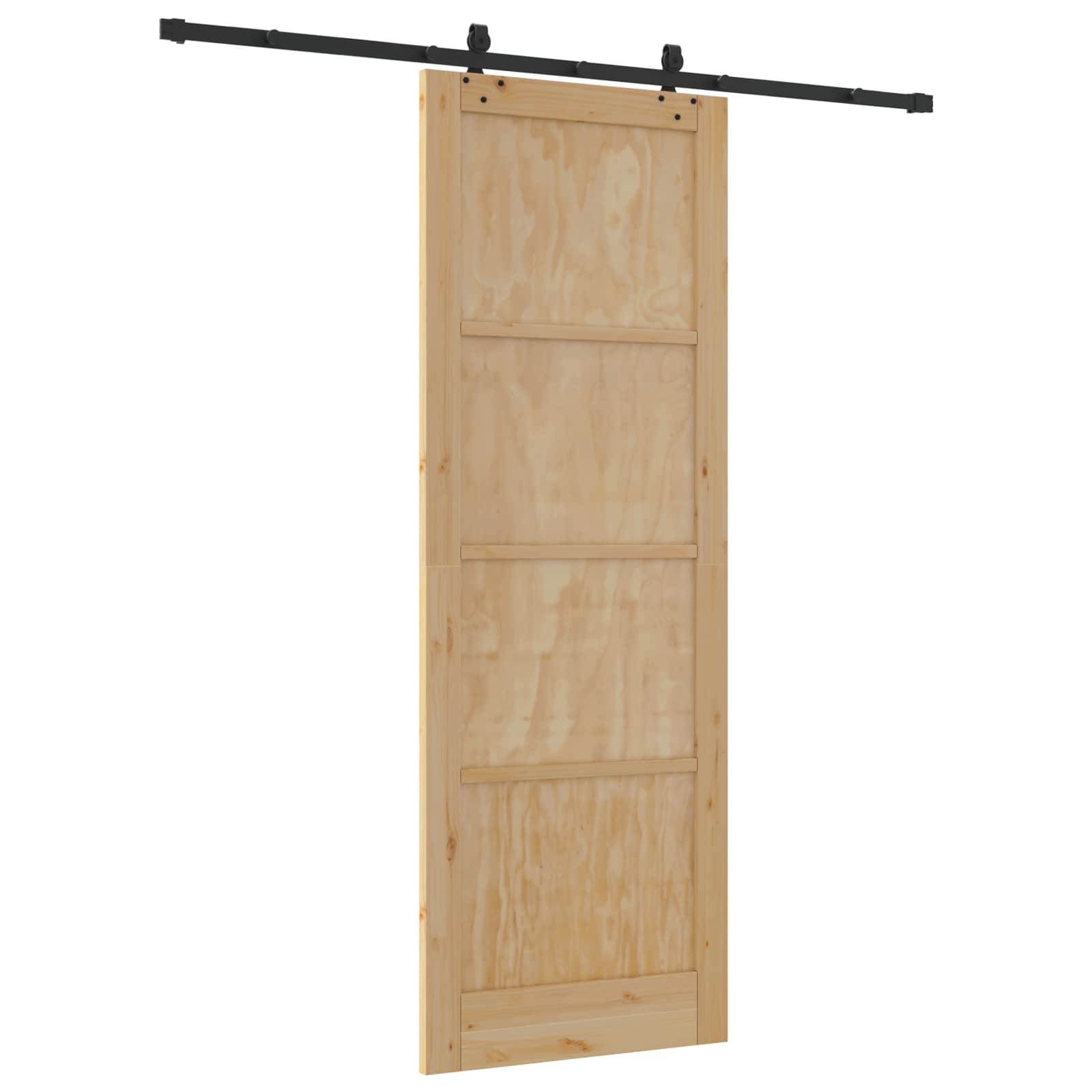 Schiebetür ORKDAL Natur 61 x 198,5 cm Massives Kiefernholz