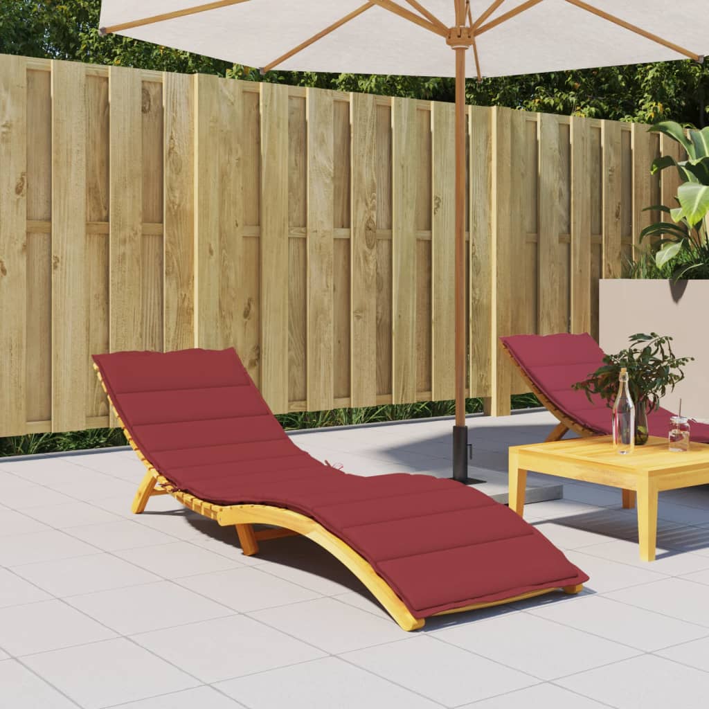 Liege-Kissen Blatt Blattmuster 200 x 70 x 3 cm Oxford-Stoff