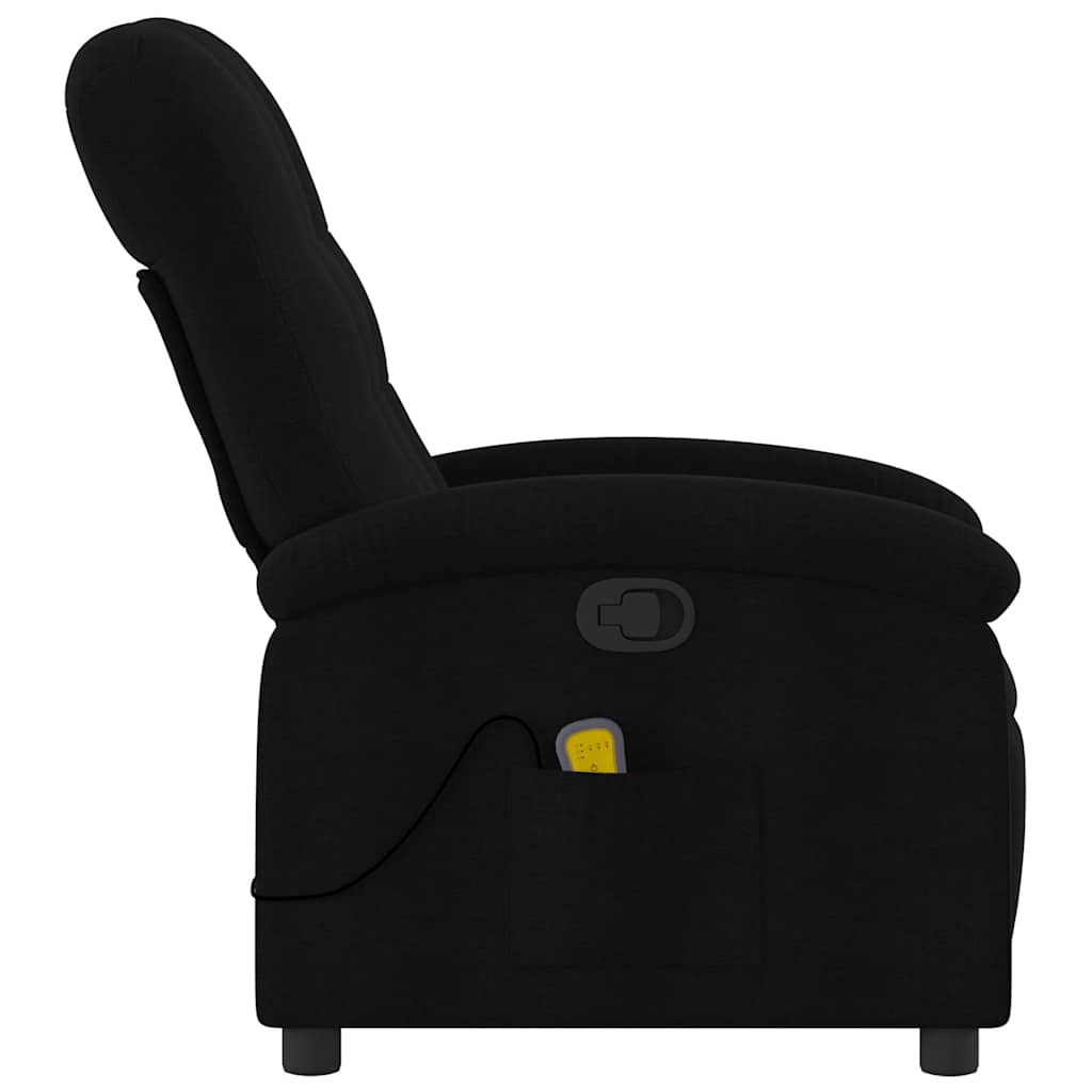 Massage-Relaxsessel, hellgrauer Stoff