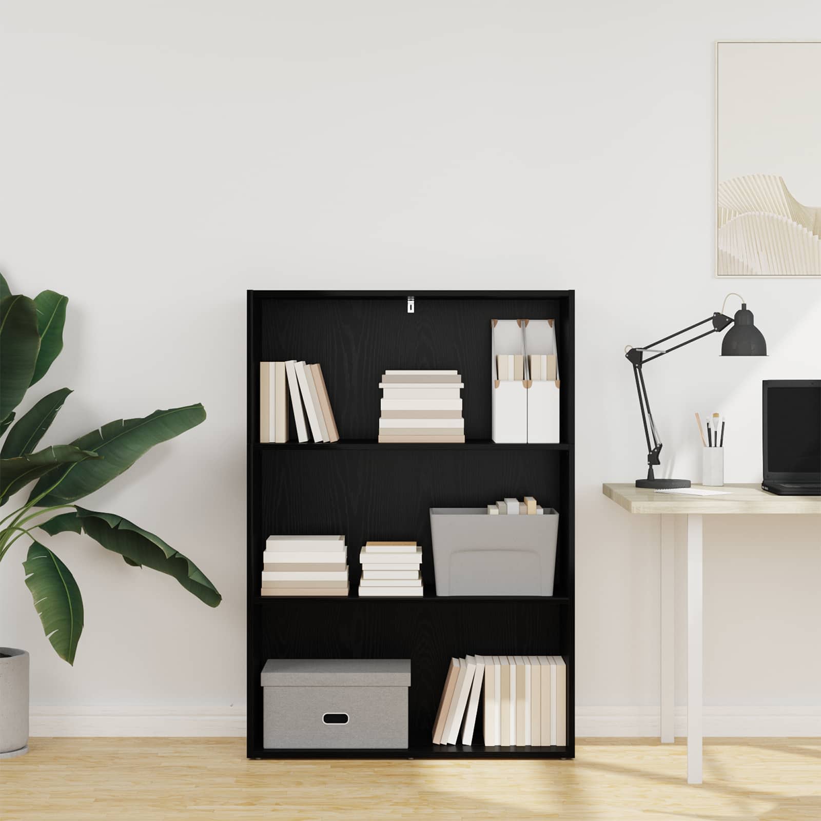 Bücherregal Weiß 80x30x189 cm Holzwerkstoff