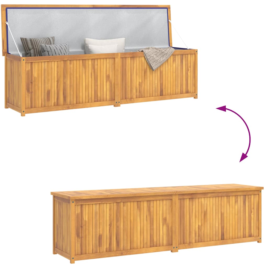 Gartenbox 60x50x58 cm Massivholz Teak