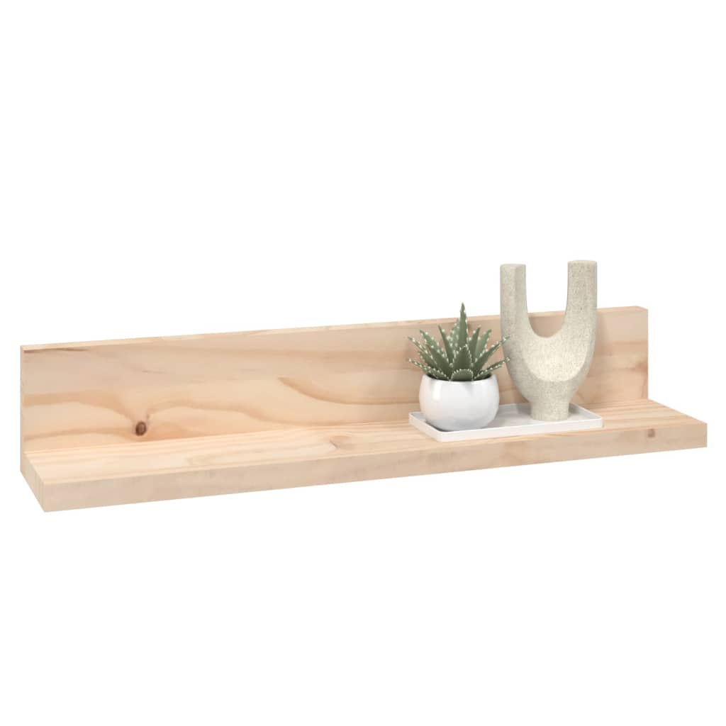 Wandregale 2 Stk. 50x11x9 cm Massivholz Kiefer