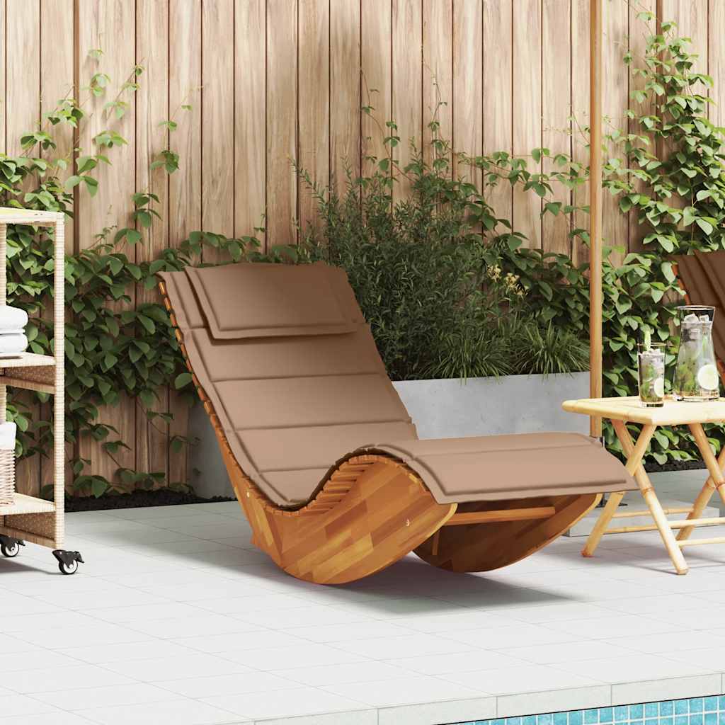 Schaukelstühle Sonnenliegen 2 Stk. Akazienholz