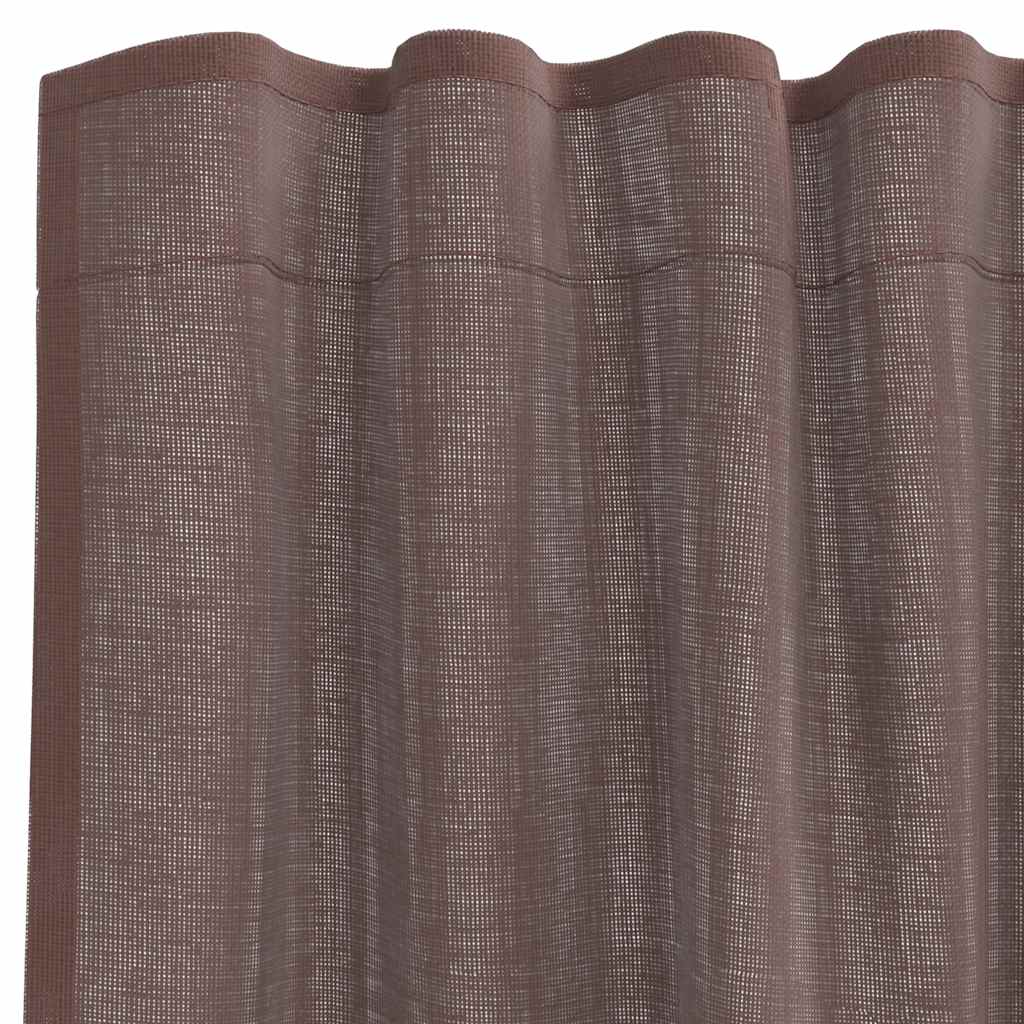 Voile Vorhänge mit Ösen 2 Stk. Apfelgrün 140x140 cm