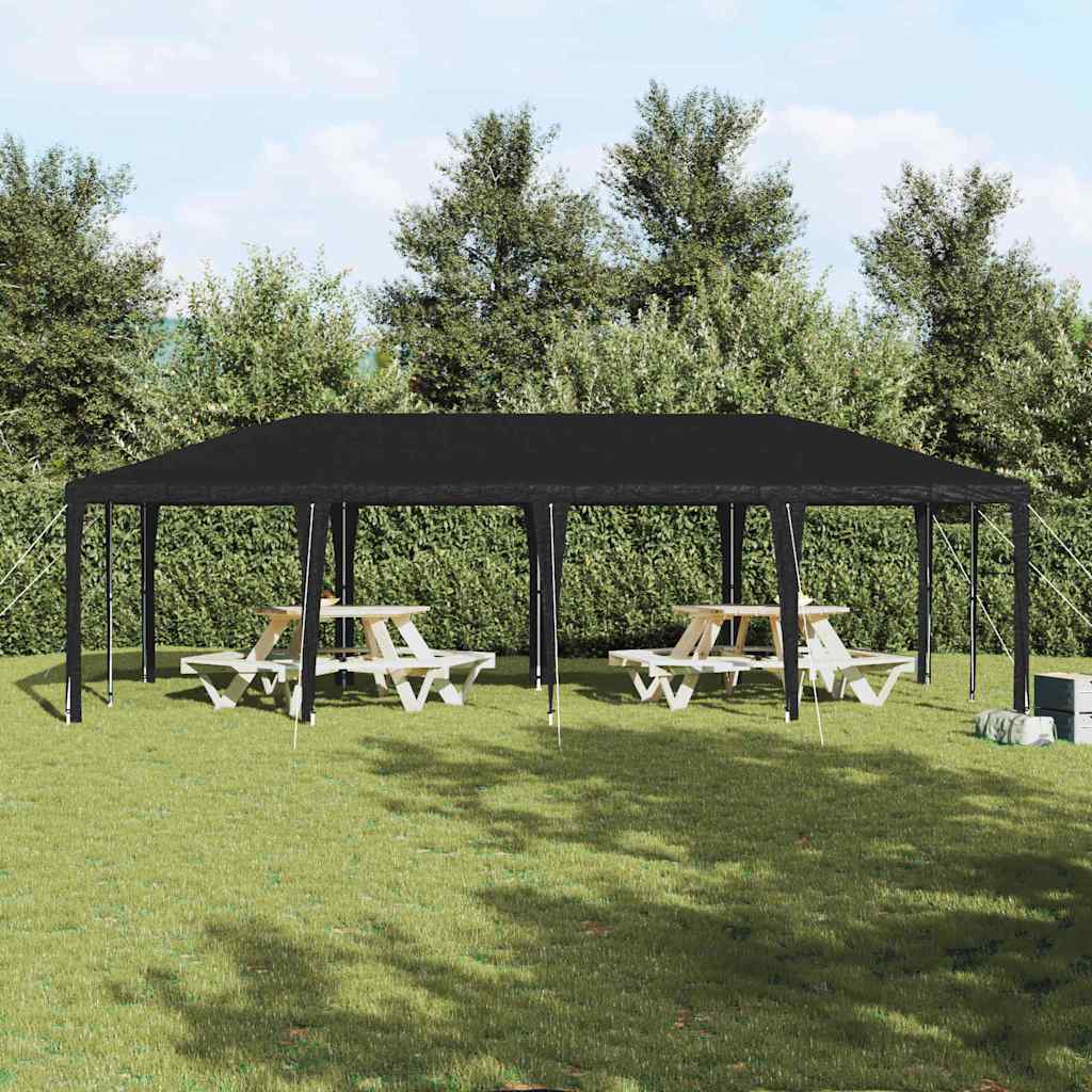 Party-Zelt Weiß 400 x 400 x 266 cm Polyethylen und Stahl