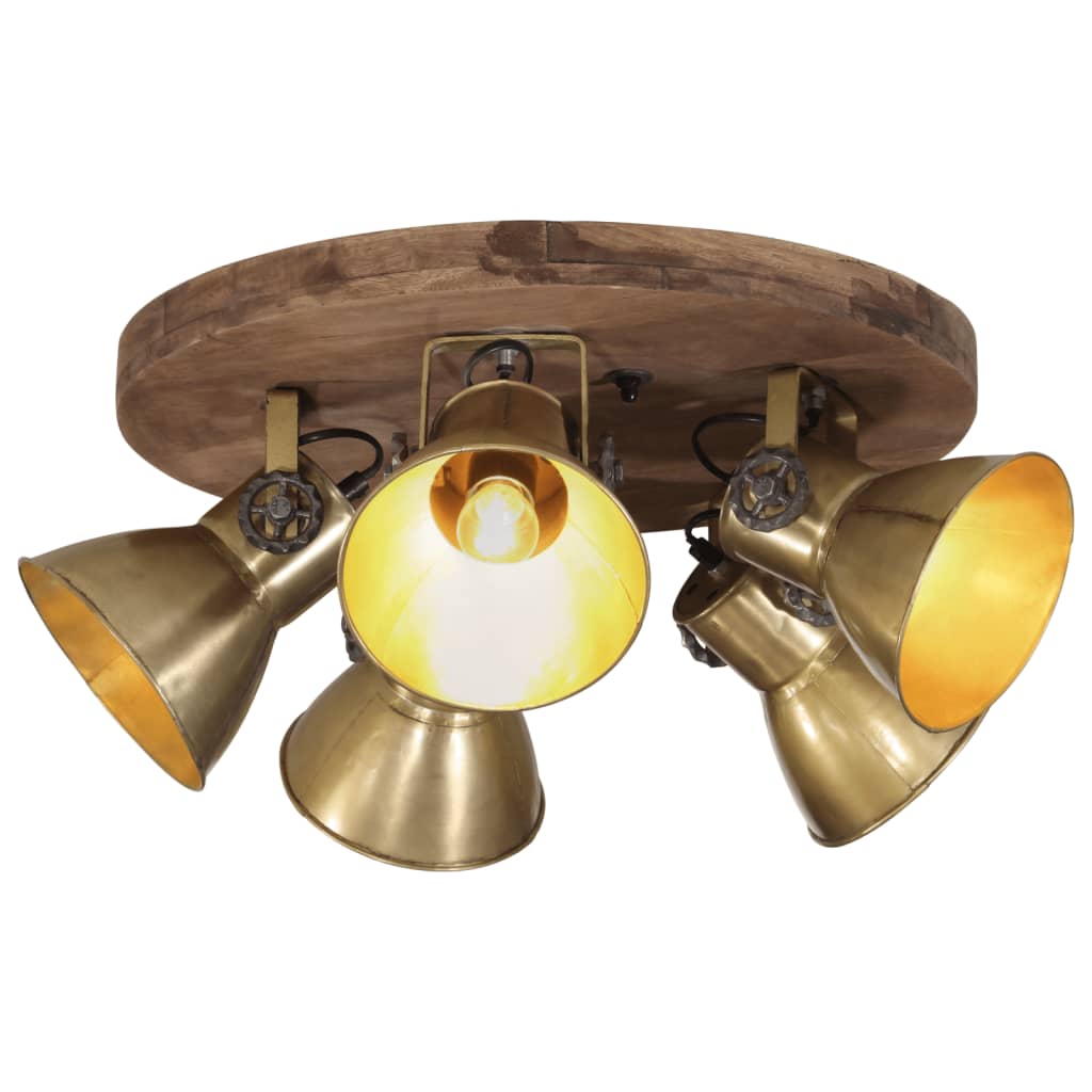 Wandlampe Industriestil Silbern 45x25 cm E27