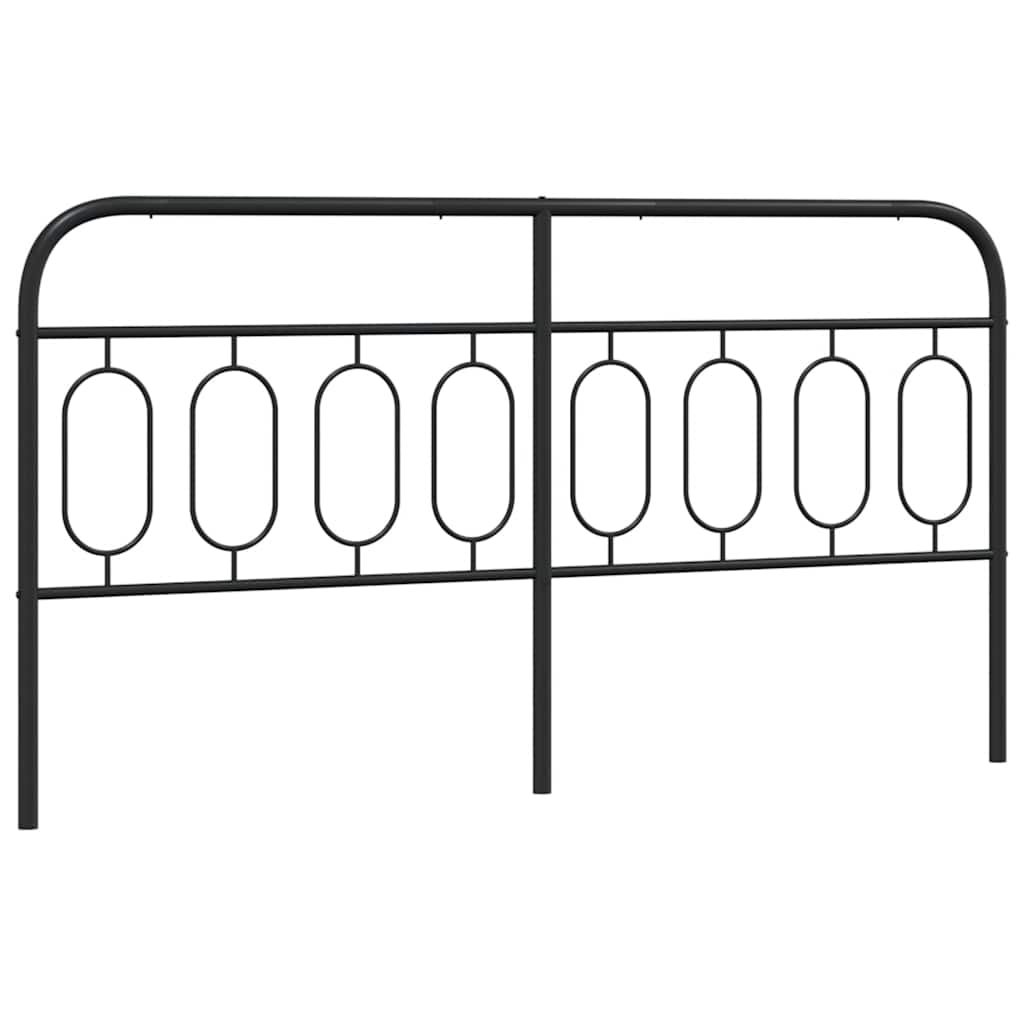 Ersatz-Kopfteil Metall Schwarz 75 cm