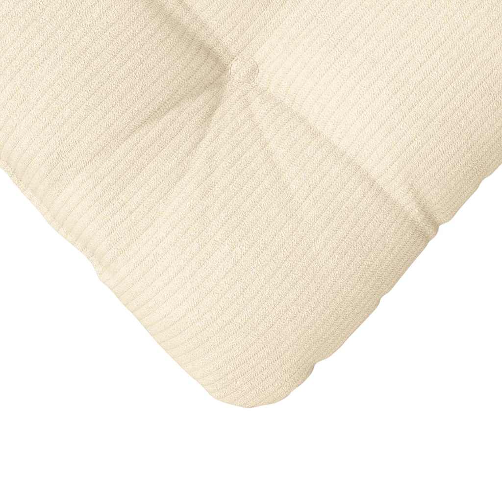 Sitzkissen 4 pcs Hellgrau 40 x 40 cm Cordstoff