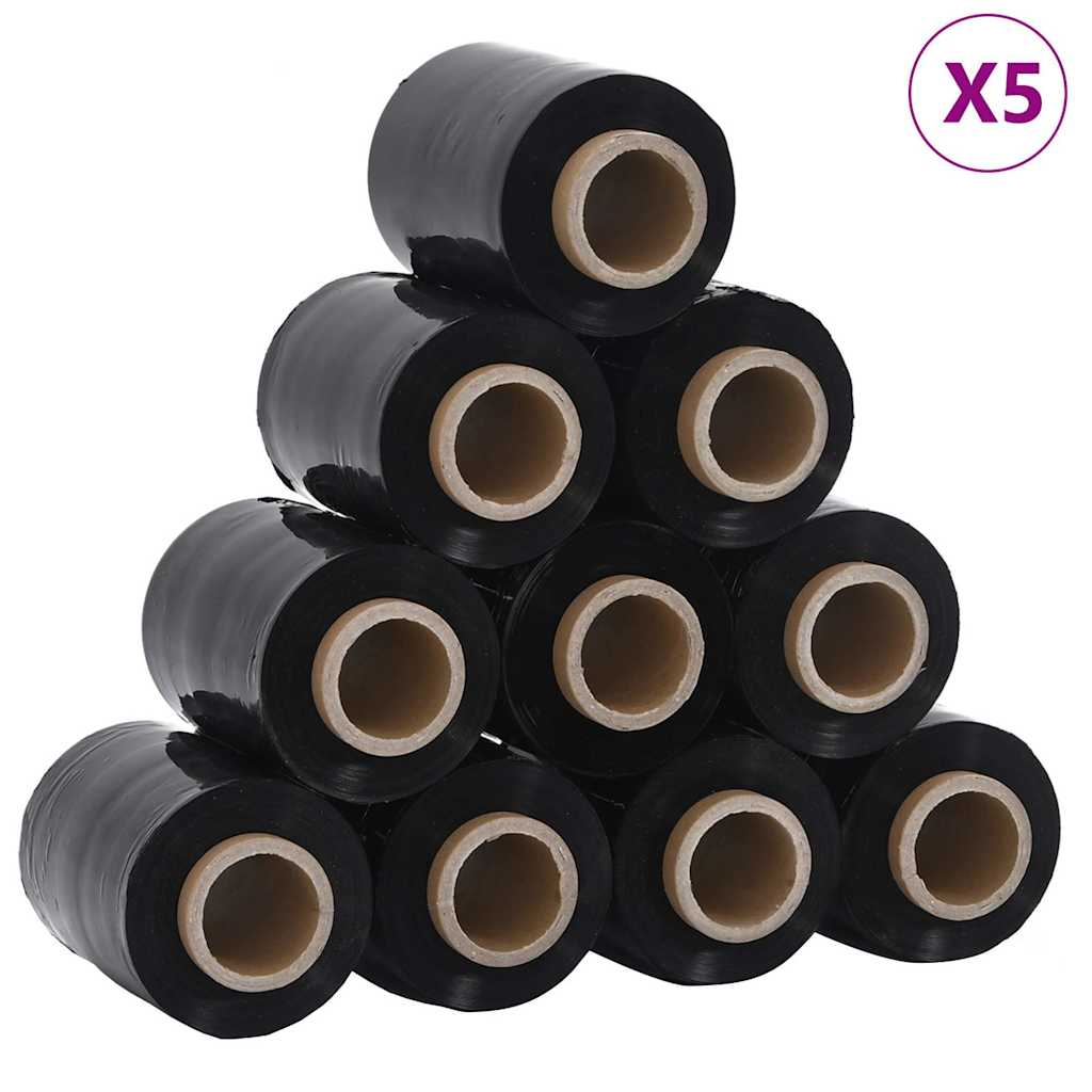 Stretchfolie mit Griff 10 Stk. Transparent 23 μm 50 cm x 150 m