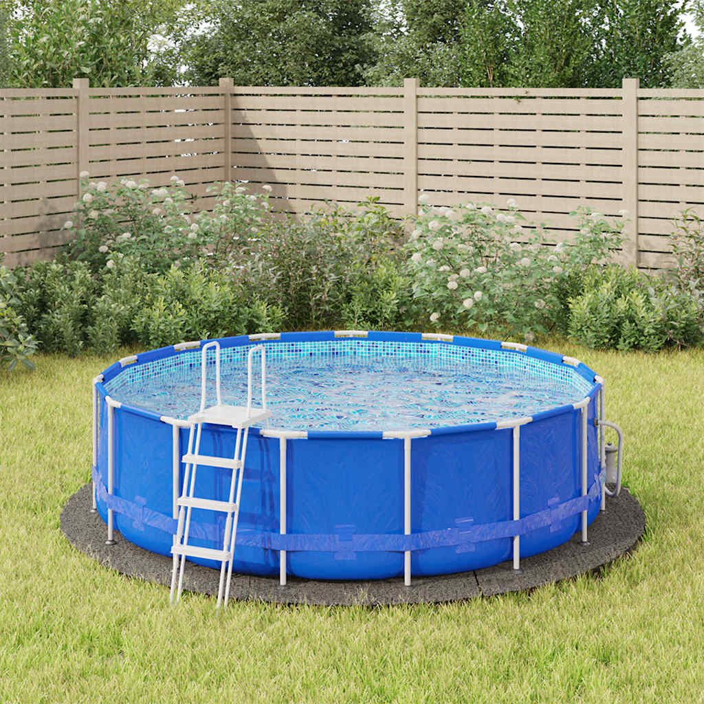 Bodenfolie für Pools Schwarz Ø 244 cm Vliesstoff
