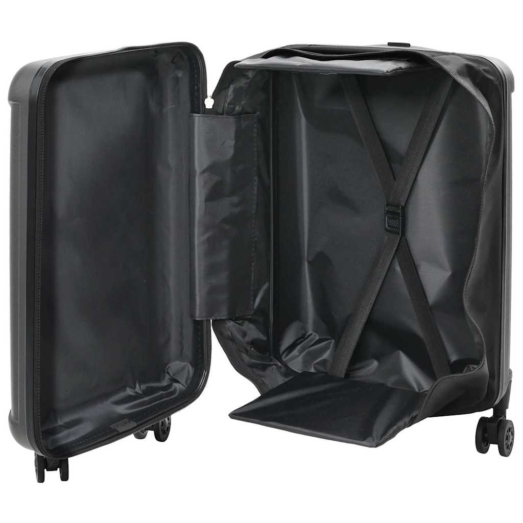 Koffer mit Schloss Schwarz 34 x 23 x 55,5 cm ABS Kunststoff