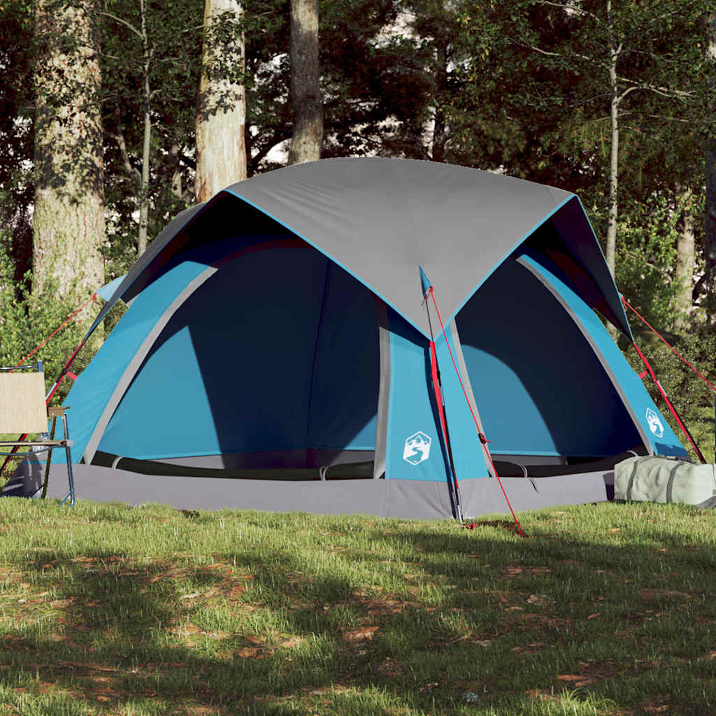 Campingzelt 4 Personen Grün Wasserdicht