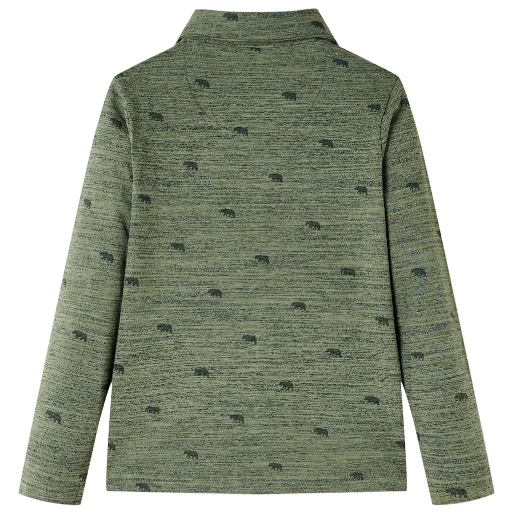 Kinderhemd Khaki Melange 104
