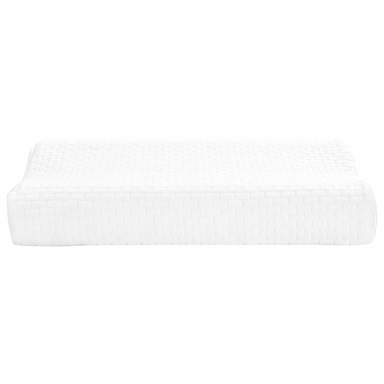 Schlafkissen Uni Weiß 60 x 37 x 12,5 cm Viscoschaum