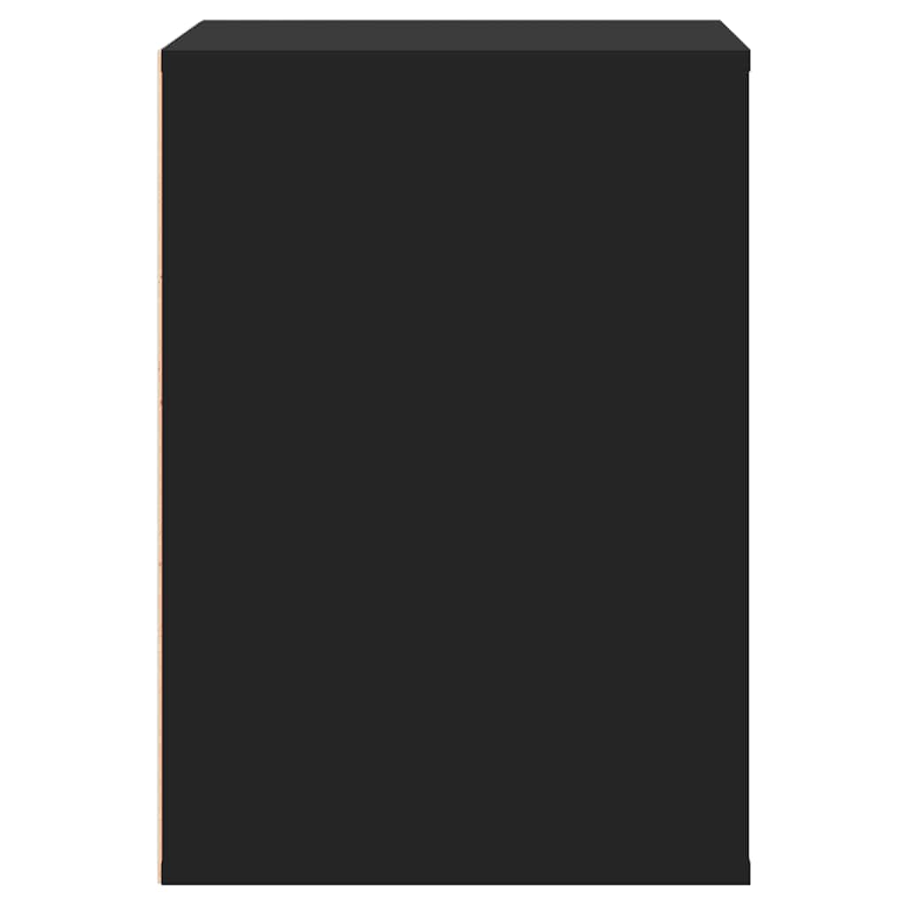 Schubladenschrank Schwarz Eichen-Optik 41 x 40 x 58 cm