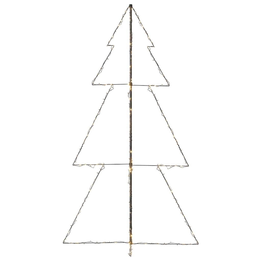 Weihnachtsbaum in Kegelform 160 LEDs Indoor & Outdoor 78x120 cm